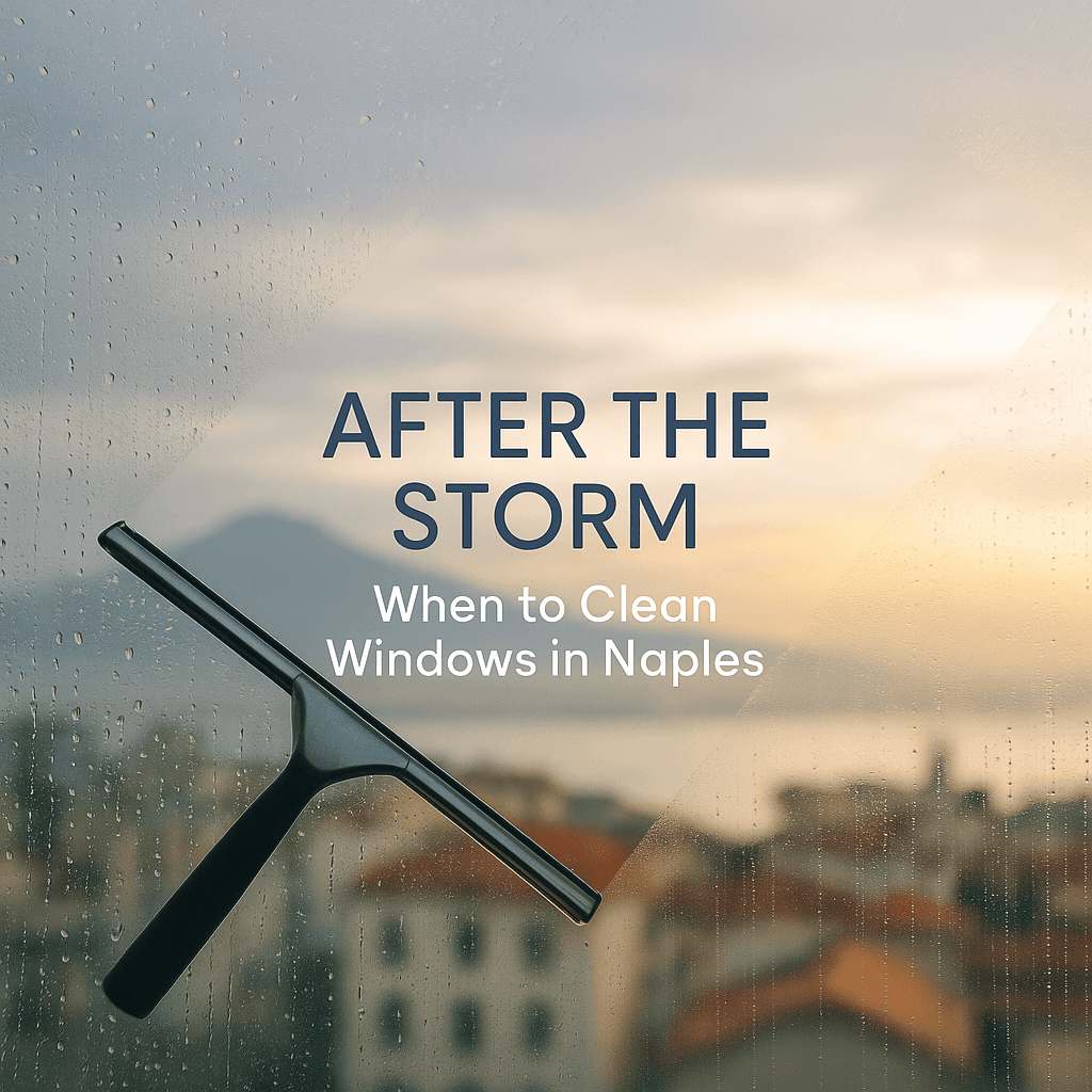 After the Storm: When to Clean Windows in Naples