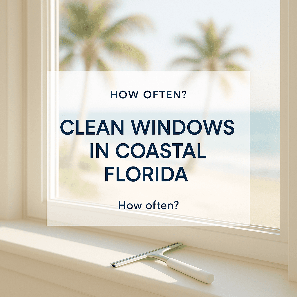 How Often Should You Clean Windows in Coastal Florida?