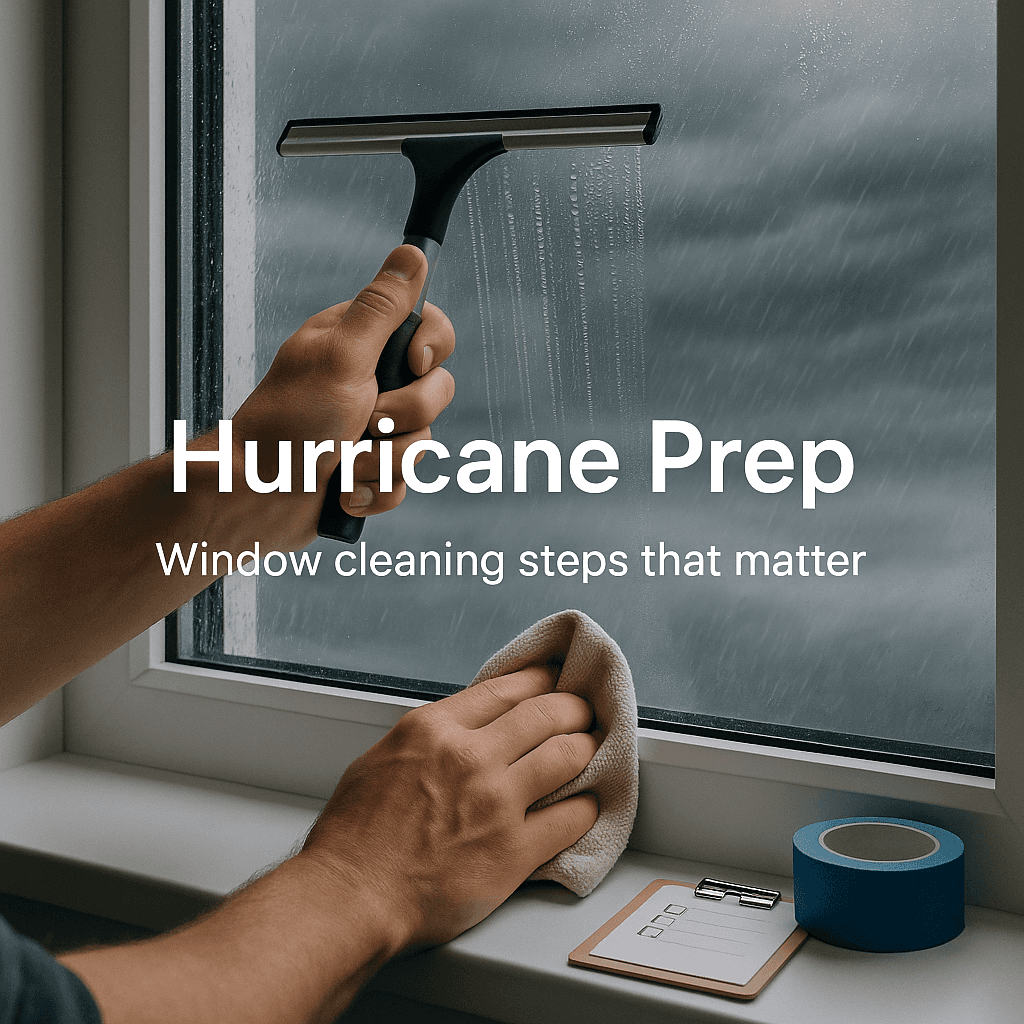 Hurricane Prep: Window Cleaning Steps That Matter