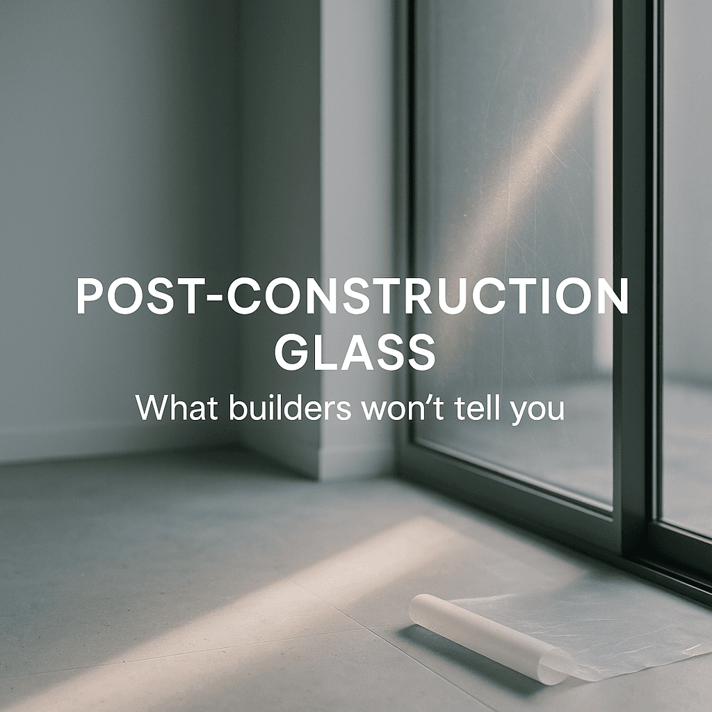 Post-Construction Glass: What Builders Won’t Tell You